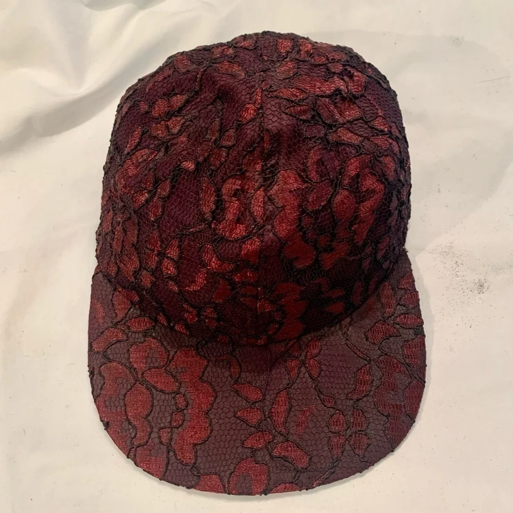 SET of 2 Fashion Hats Ballcap-Style w/ Bling & Lace Yehasso Stylish & Fun